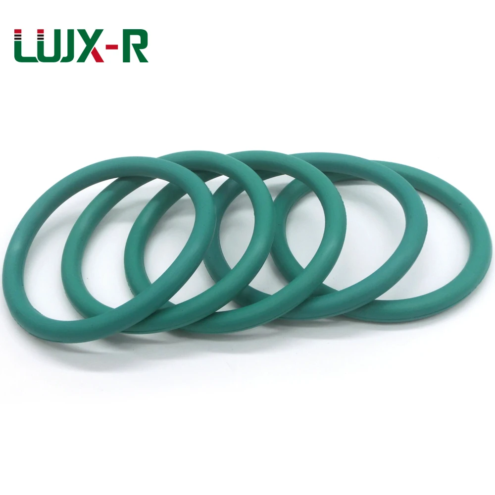 LUJX R 5pcs 5.7mm O Ring Seal Gasket Green Oil Proof Washer O Ring OD135/140/155/165/175/185