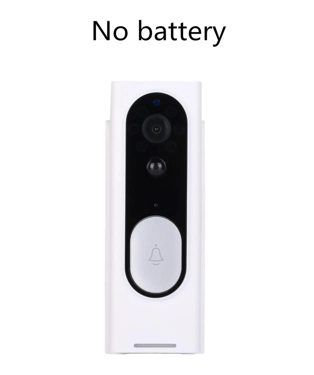Vikewe видео дверной звонок 1080p HD ночного видения беспроводной WiFi безопасности домашний монитор домофон умный телефон Видимый дверной Звонок камера - Название цвета: Standard