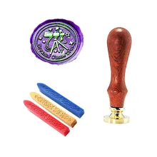 Мечты сбываются индивидуальная восковая печать металлический Дракон ручка запечатывания воск комплект печатей Подарочный винный набор пакет свадебные приглашения конверт