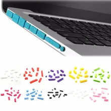 Tapón antipolvo de silicona blanda para Macbook Air, tapones de goma antipolvo de 13