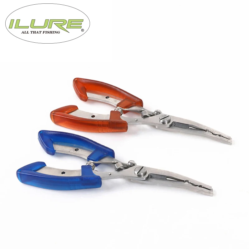 Multifunction Stainless Steel Fishing Pliers Scissor Line Cutter Open