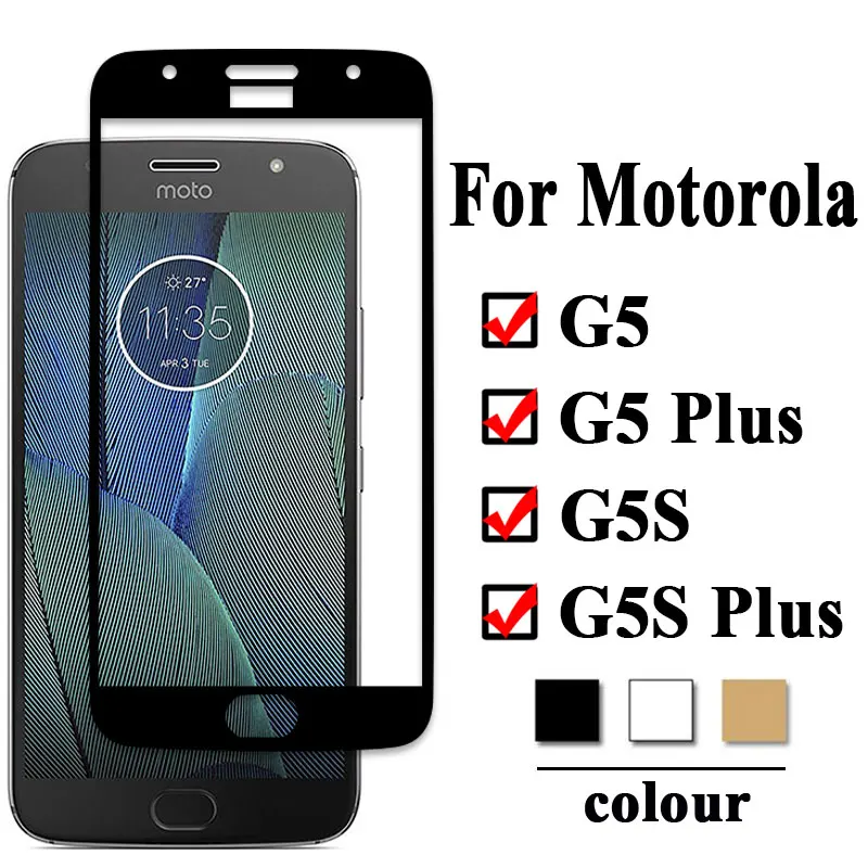 Защитное стекло для Motorola Moto G5 G5s плюс Защитная пленка verre tremp из закаленного