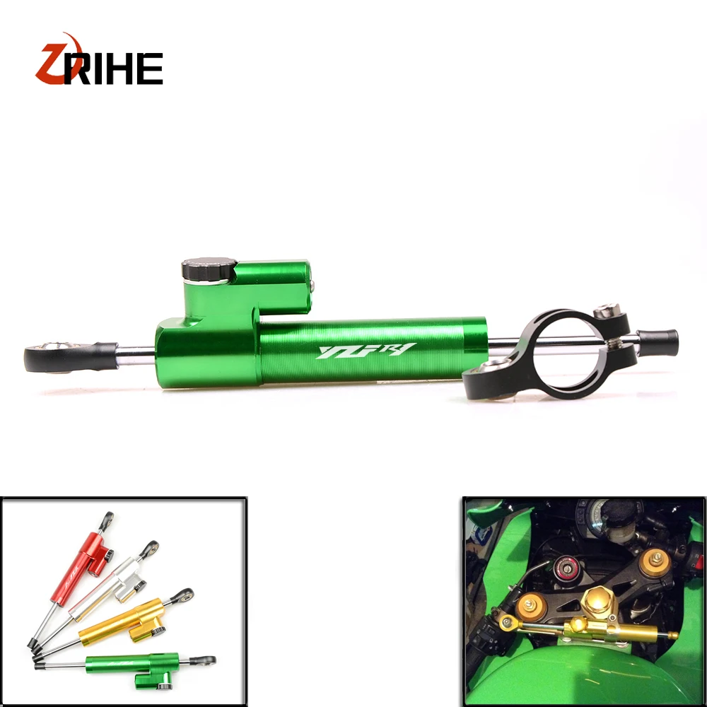 

Universal Aluminum Motorcycle Damper Steering Stabilize Safety Control For Yamaha YZF R1/R1M 1999 2000 2001 2002 2003-2007 2008
