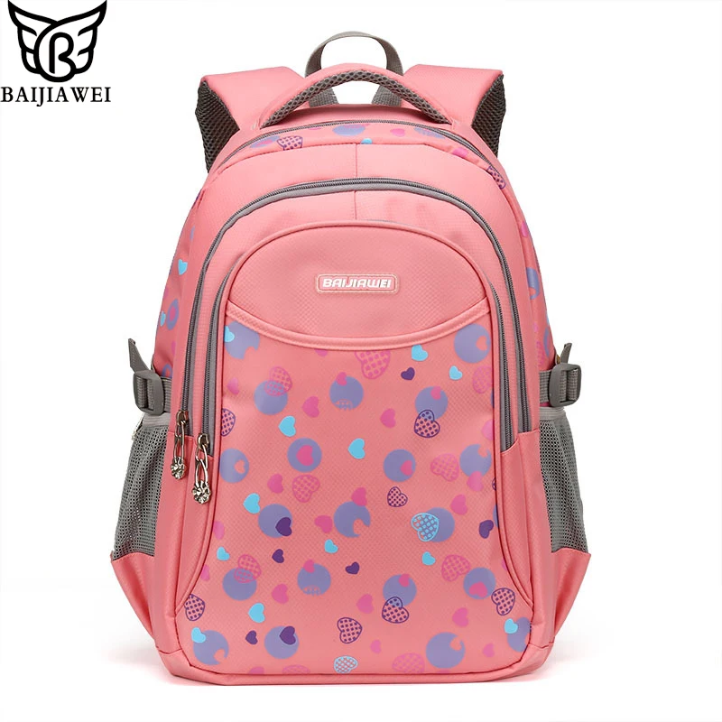 BAIJIAWEI Print School font b Backpacks b font for Girls Boy font b Backpack b font