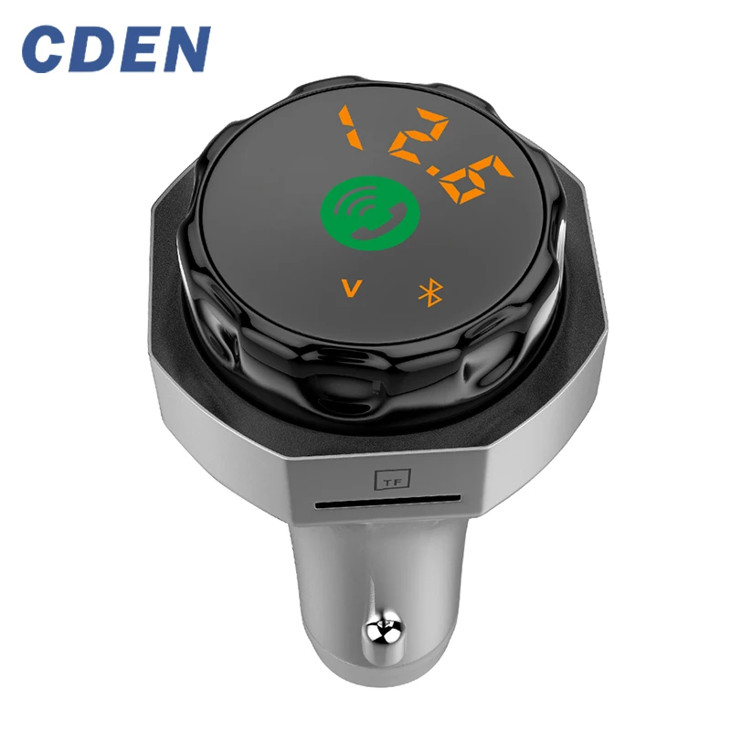 Wireless Bluetooth FM Transmitter MP3 Player Car Kit FM Modulator Support Dual USB TF U-disk Hands-free Calling Fast Charger