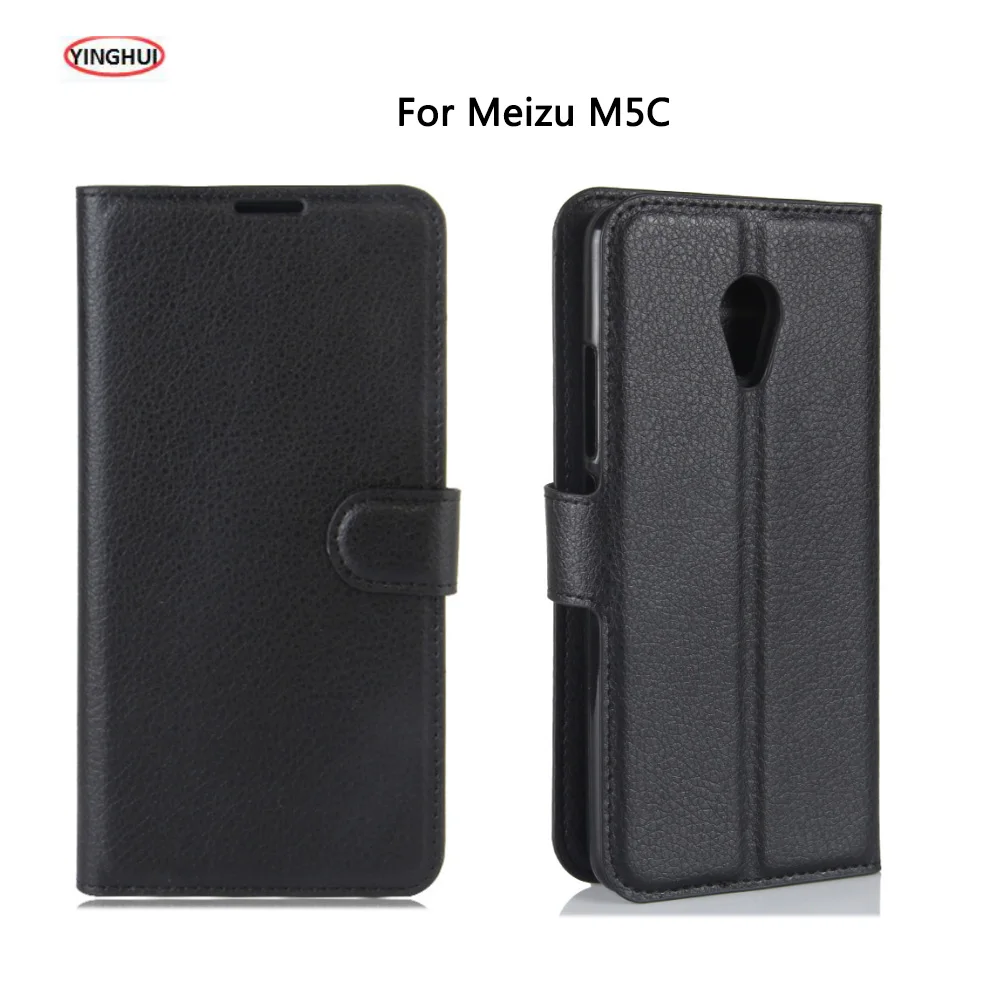 YINGHUI For Meizu M5C / Charm Blue A5 Case Luxury Flip Leather Back Cover Phone Accessories Bags Skin Coque Fundas | Мобильные