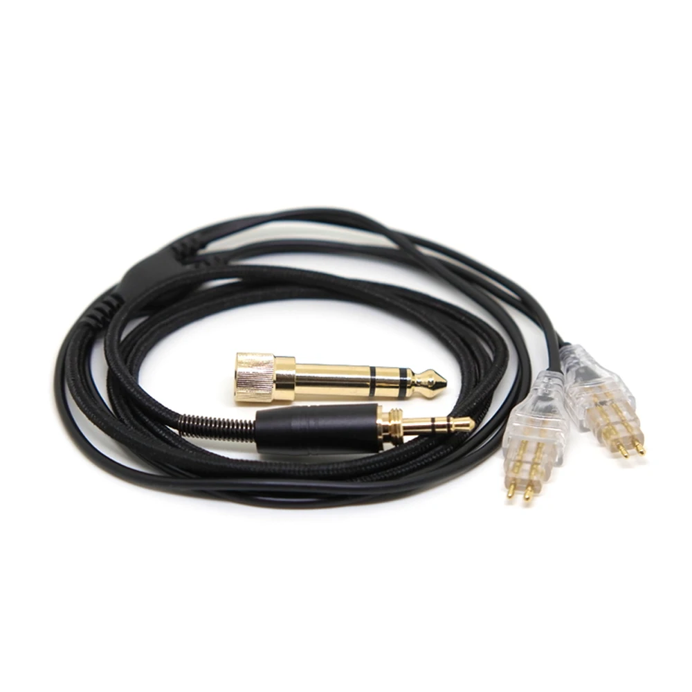 1,2 м Высокое качество 6N посеребренный шнур для наушников OFC обновление линии Замена линии подходит для Sennheiser HD650 HD600 HD580 HD414 без микрофона
