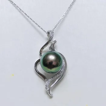 

S925 Sterling Silver Pearl Pendant Mounts Pendant Findings and Component Jewelry Parts Fittings Women Accessories