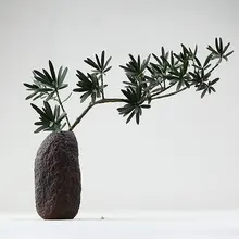 Классические настольные цветочные вазы настольные керамические горшки Ретро винтажный декор из искусственного камня