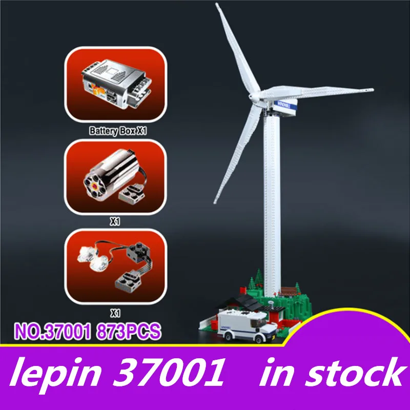 

Lepin 37001 technic lepin Vestas Wind Turbine Children Building Blocks Bricks legoing technic legoing 4999 Vestas Wind Turbine