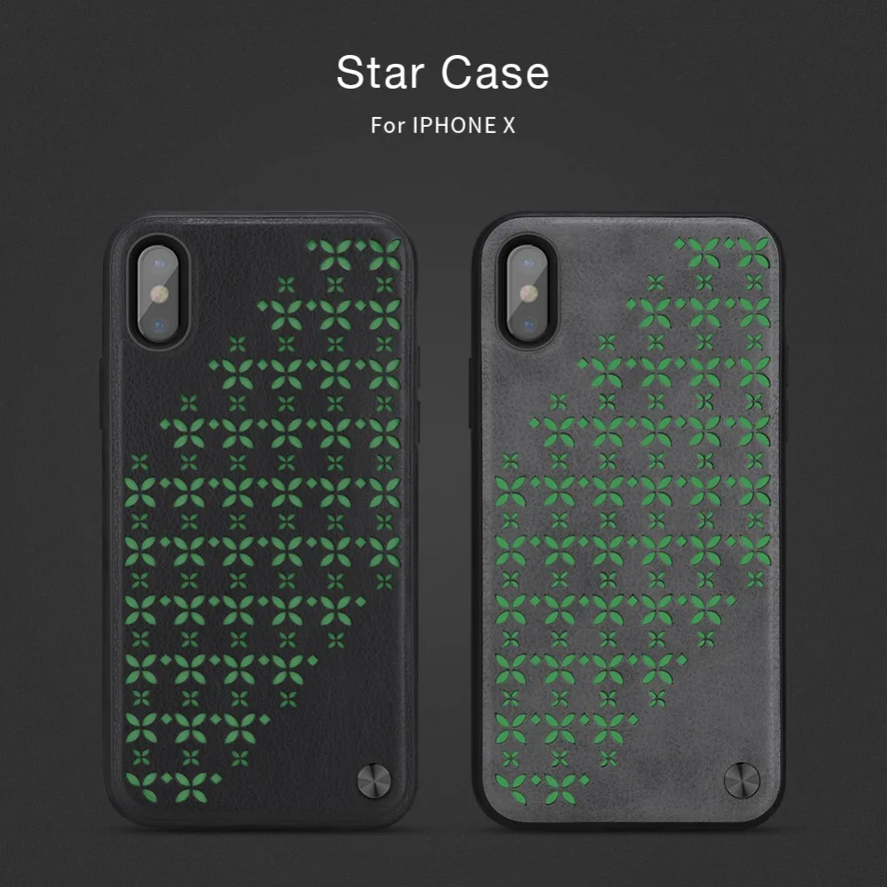 For Apple iphone X NILLKIN Star Case Night Light Phone