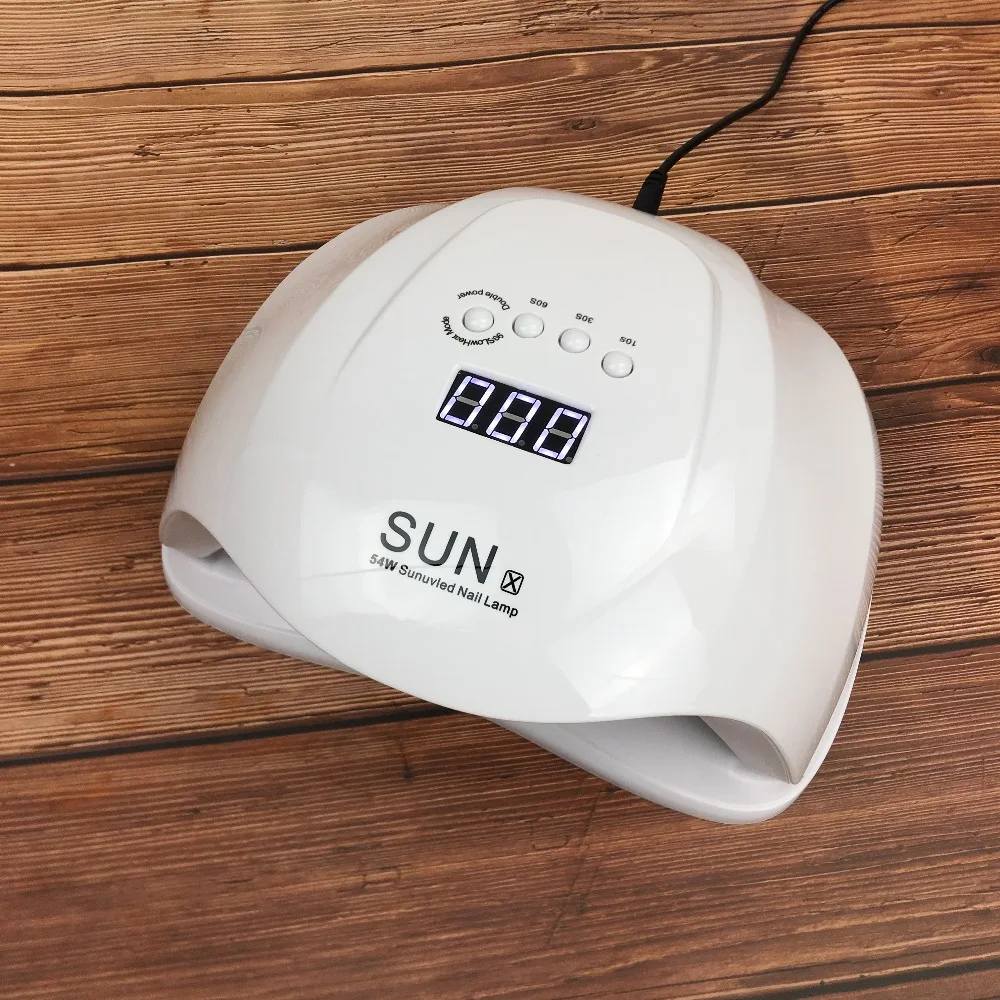 

Lamp For Nails SUNX 54W/86W Lamp LED Manicure Nail Lamp Automatic Sensor LCD Time Display For Curing Gel Polish Nail Art Tool