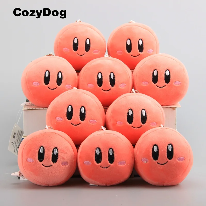 Оптовая продажа 10 шт. плюшевый брелок Kirby супер мягкая игрушка кукла игрушки для