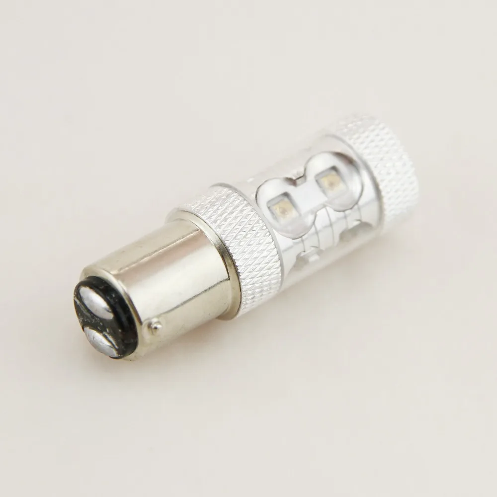 2x белый/красный/желтый S25 1157 P21/5 Вт Bay15D BA15D BAZ15D 50 CREE чип светодиодный автомобильный
