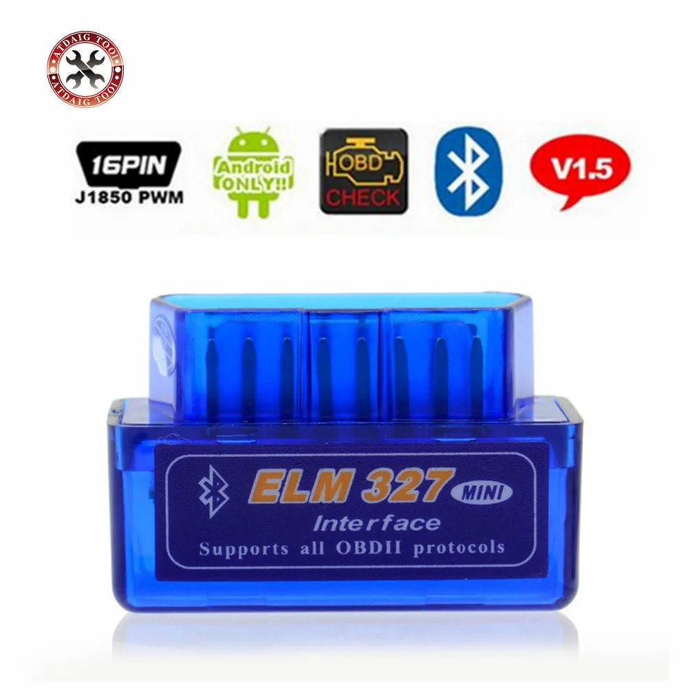 2018 Лучшая цена V1.5 Super MINI ELM327 Bluetooth ELM 327OBD2 / OBDII для Android автомобильный сканер