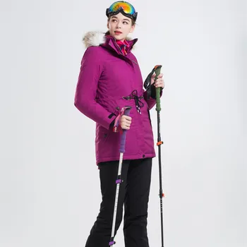 

Women Ski Suits Winter Waterproof Ski Jacket New Skiing High-Quality Snowboarding jackets Female And Pant Ski Coat
