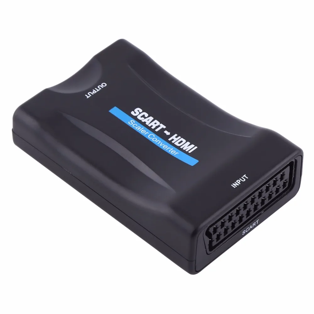  1080 P SCART Al Convertitore di HDMI Video Audio Adattatore di Segnale HD Con Adattatore di Ricaric