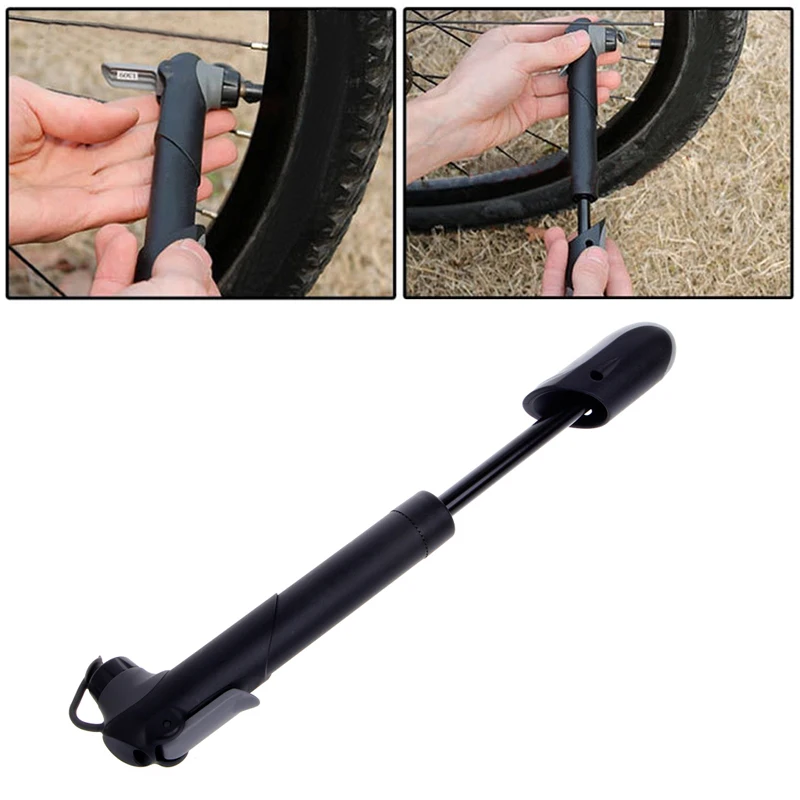Mini Portable Bicycle Cycling Bike Air Pump Tyre Tire Inflator