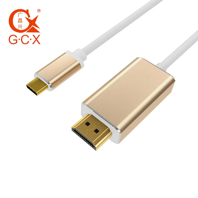 

G.C.X USB 3.1 Type C to HDMI Cable 4K 60Hz for MacBook Samsung Galaxy S10/S9 Huawei Mate 20 P20 Pro USB-C to HDMI Adapter