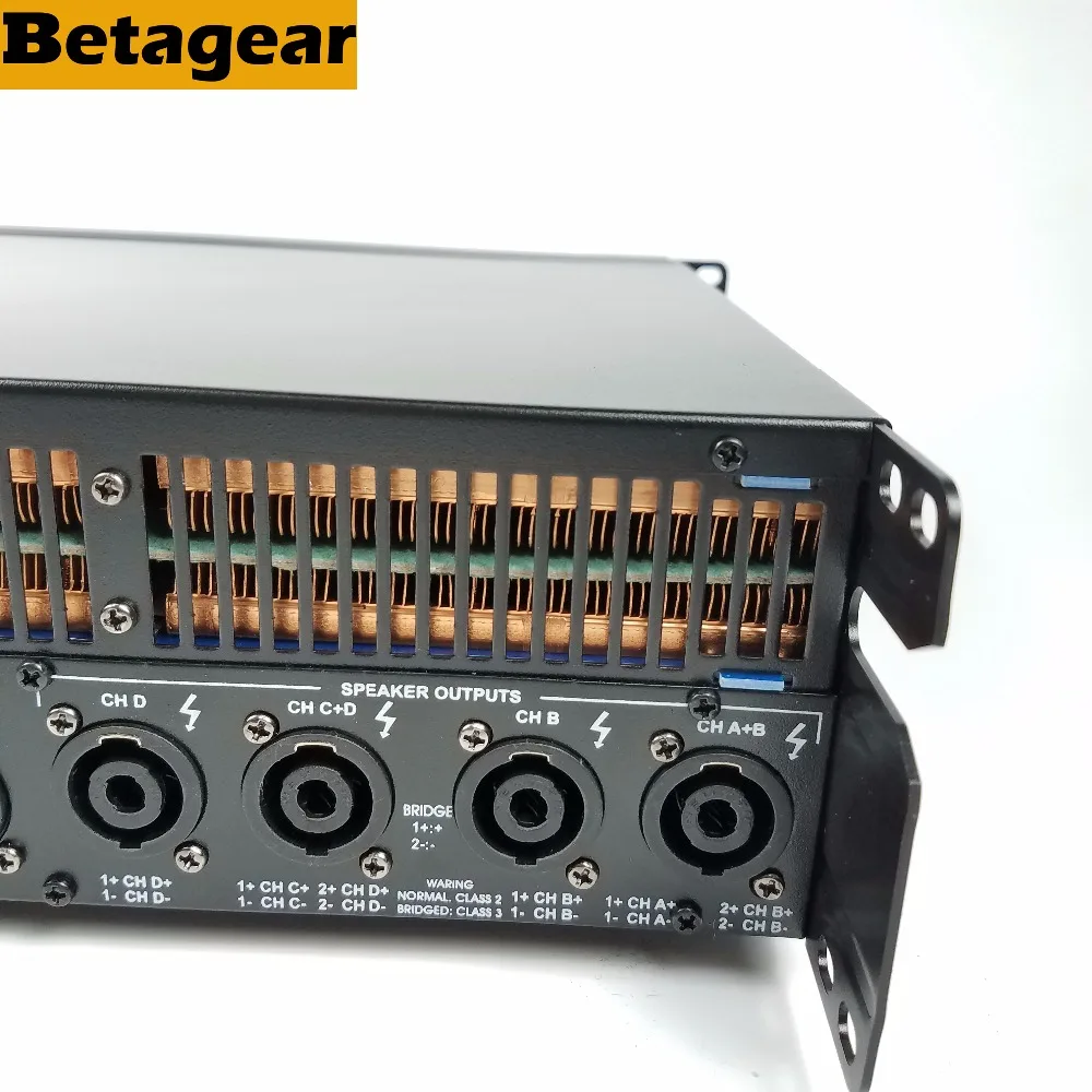 Betagear PF 10000q 2500W* 4 канала Усилитель мощности Профессиональный fp сабвуфер усилитель линейного массива усилители аудио усилитель