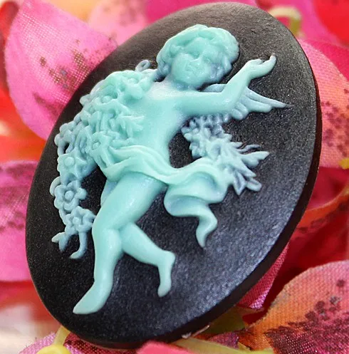 silicone 2D mini angel wing cake decoration chocolate fandont candy Resin flower soft pottery mold | Дом и сад