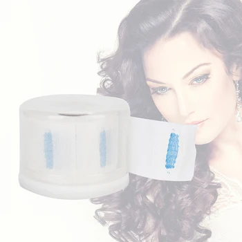 

Professional Stretchy Disposable Neck Paper Roll with Case Hairdressing Collar Neck Covering Towel Salon Hair Accessory UN574