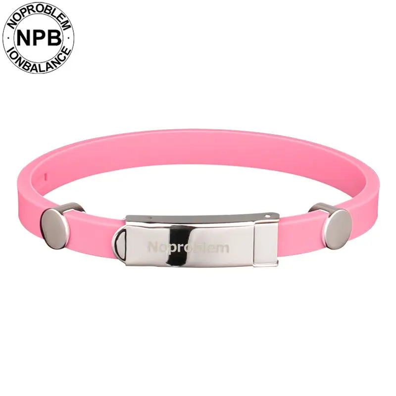 Силиконовый браслет Noproblem 023 водонепроницаемый турмалин Германия|bangle bracelet|tourmaline