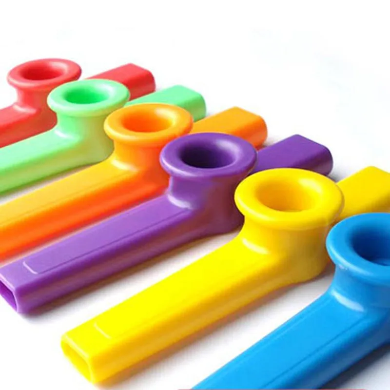 Plastic Kazoo 6 Mixed Color Wind Instrument Kazoo Instrument Gift