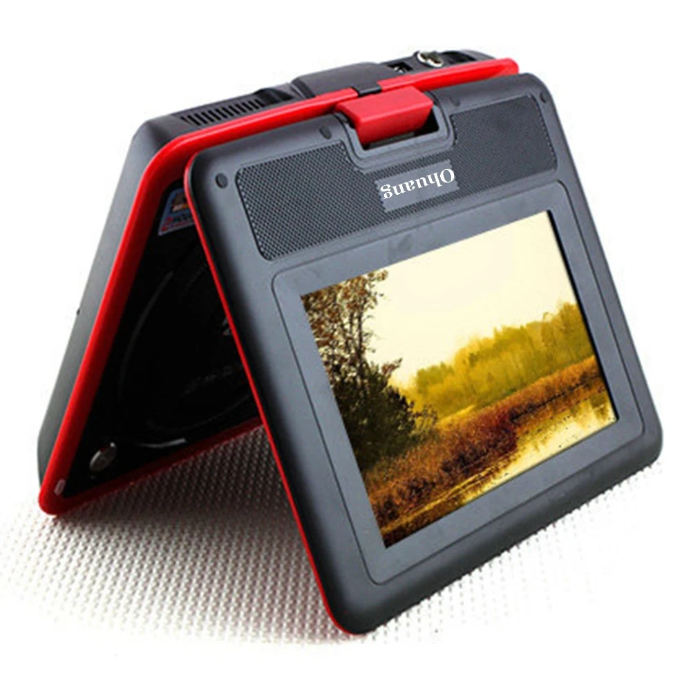 High Quality 7.8 inch Portable DVD Player With TV, FM MP3, SD card Slot