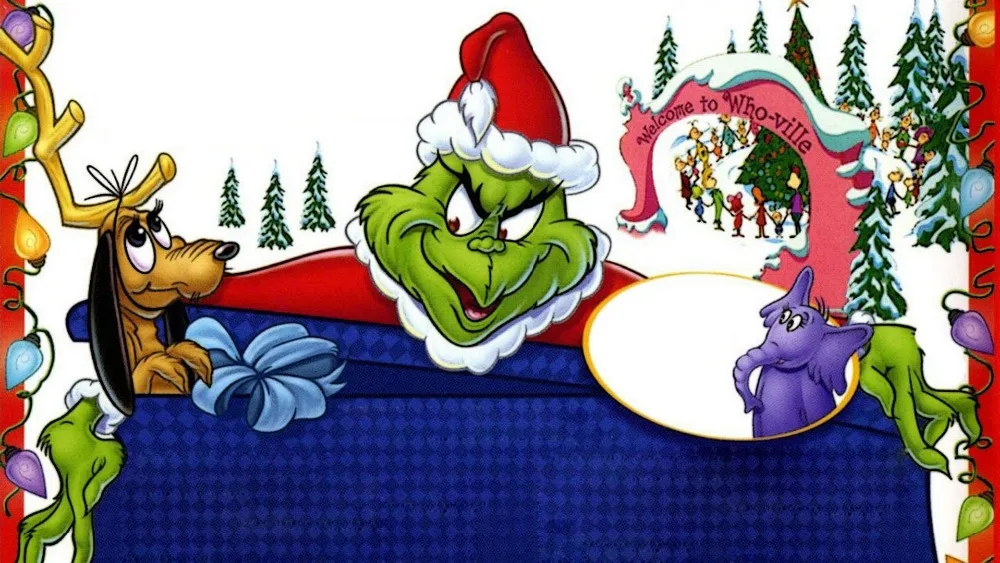 Sensfun Grinch палантин Рождественская вечеринка фоны для фотостудии зимние белоснежные фотографии фоны 7x5FT винил