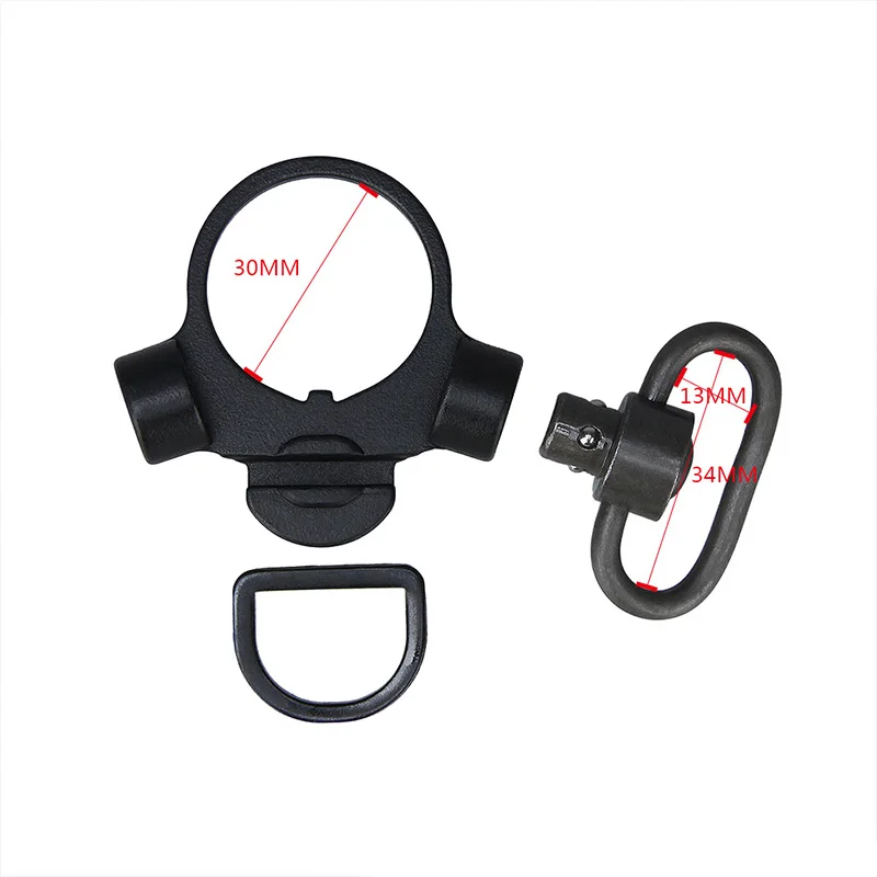 Крепление адаптер QD с направляющей для страйкбола M4 M16 GBB|sling mount|for airsoftend plate |