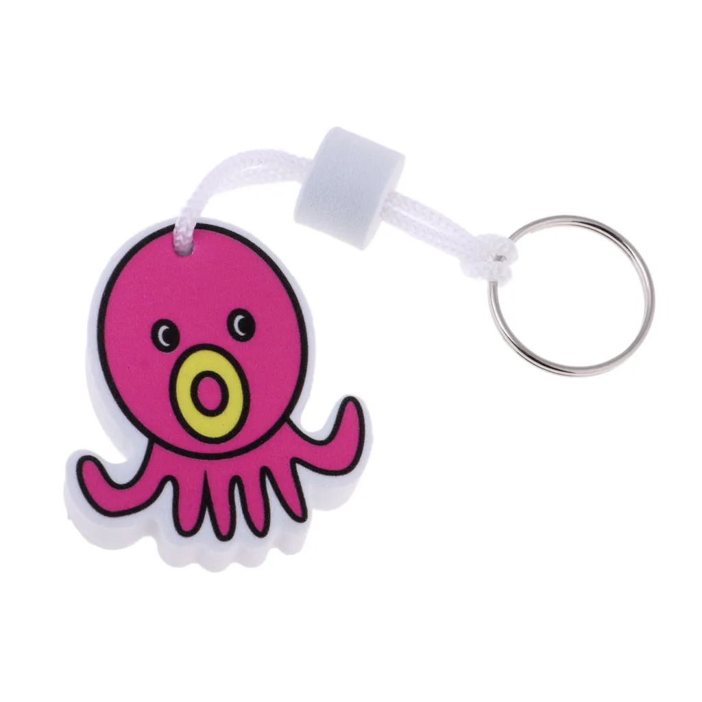 Key Float Floating Key Ring Floatable Keychain Buoyant Key Chain for Water Sports Boating Marine Kayaking Canoeing Fishing