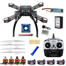 DIY RC Дрон полный набор X4M380L рамка Комплект QQ супер управление полетом с передатчиком T8FB бесщеточный мотор ESC для DIY квадрокоптера