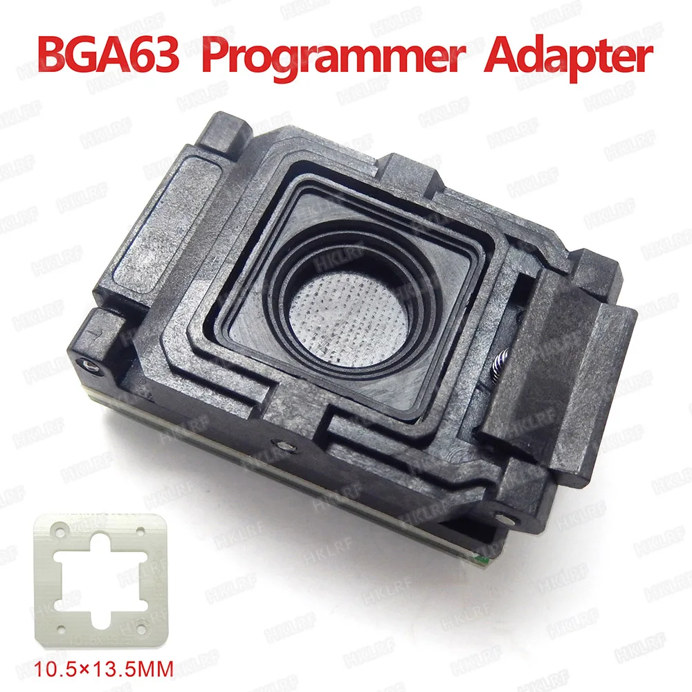 BGA63 IC программатор адаптер/BGA63 к DIP48 IC Тест 0,8 мм разъем 9X11 мм для NAND Proman/TL86 PLUS+ 10,5X13,5 мм матрица