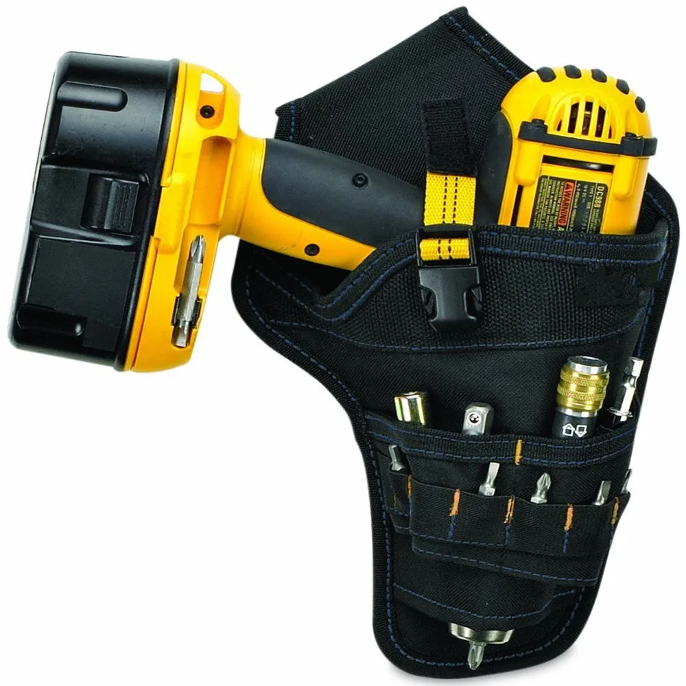 Portable Electrician Tool Waist Belt Pouch Bag Impact Driver Drill Holster  Electric Cordless Drill Holder Waist Tool Bag|tool bag pouch|bag bagbag waist  bag - AliExpress