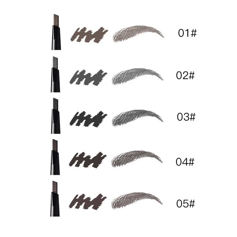 1PC Eyebrow Pencil Waterproof Automatic Eyebrow Pen Long-lasting Makeup Beauty Tools 5 Color Eye Brow