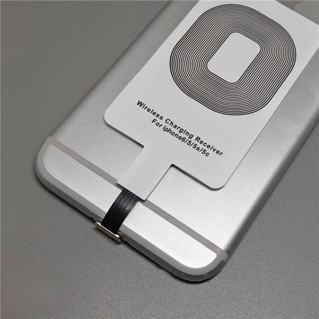 Alloet Wireless Charger Receiver Coil Pad For Iphone 5 5s Se 6 6s