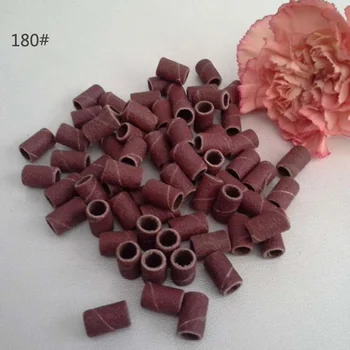 

100Pcs/Set Nail Sanding Ring Grinding Head Polisher Essential Supplies Sand Circle Manicure Tool 669