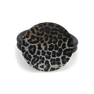 Модный винтажный черно-белый леопардовый браслет с трещинами, постоянный цвет, Женский манифест, гламурный сувенир, подарок, ювелирные изделия - Окраска металла: leopard print
