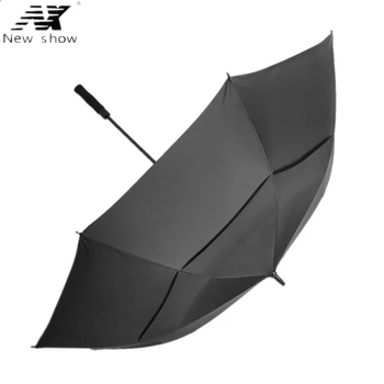 

NX Golf umbrella double-layer long handle umbrella semi-automatic diameter 110cm glass fiber windproof man and women business