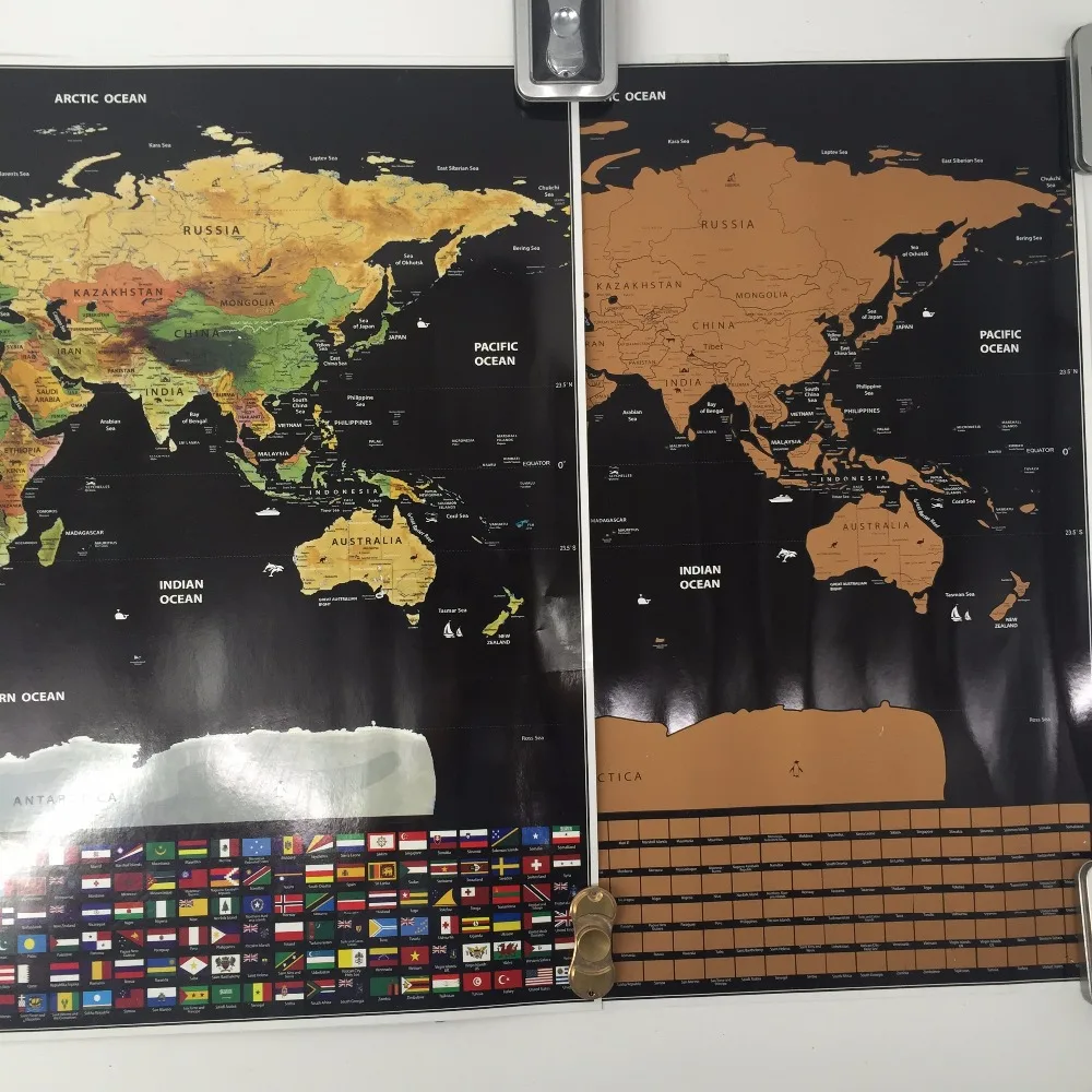 Скретч Карта мира, Черное золото, национальный флаг, карта, география, наклейка на стену, путешествия, карта, Прямая поставка, 42x30 см