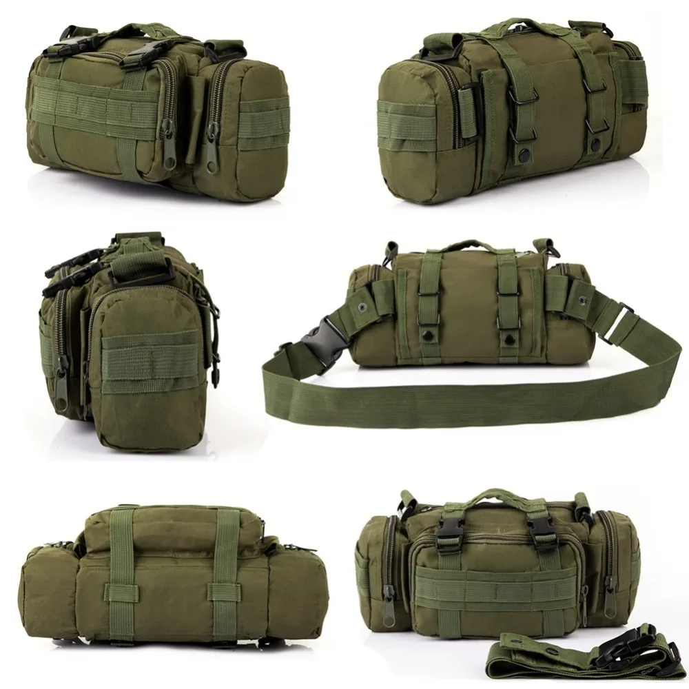 Outdoor Military Tactical Waist Pack Shoulder Pouch Bag