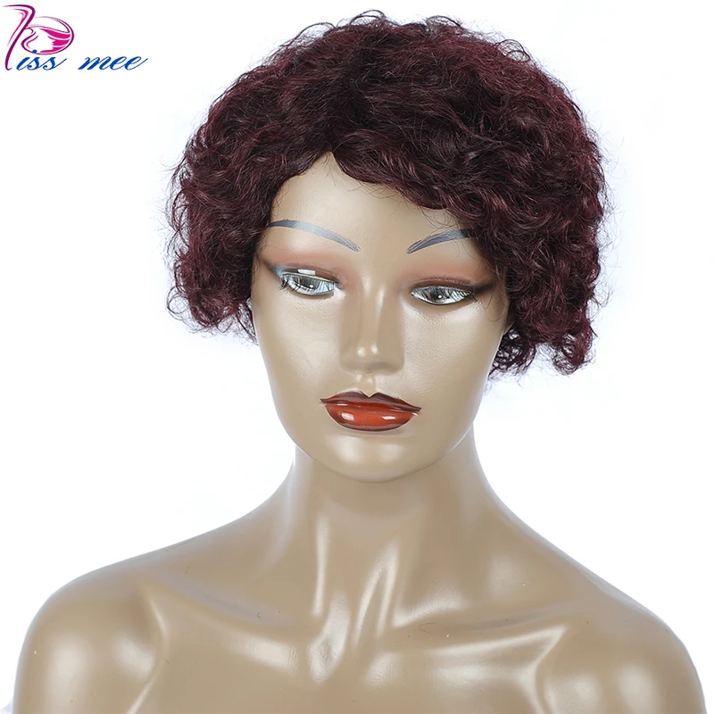 KISSMEE короткий боб парики, кружева 6 дюймов Синтетические волосы на кружеве человеческих волос парики для черный Для женщин 2019 Новые