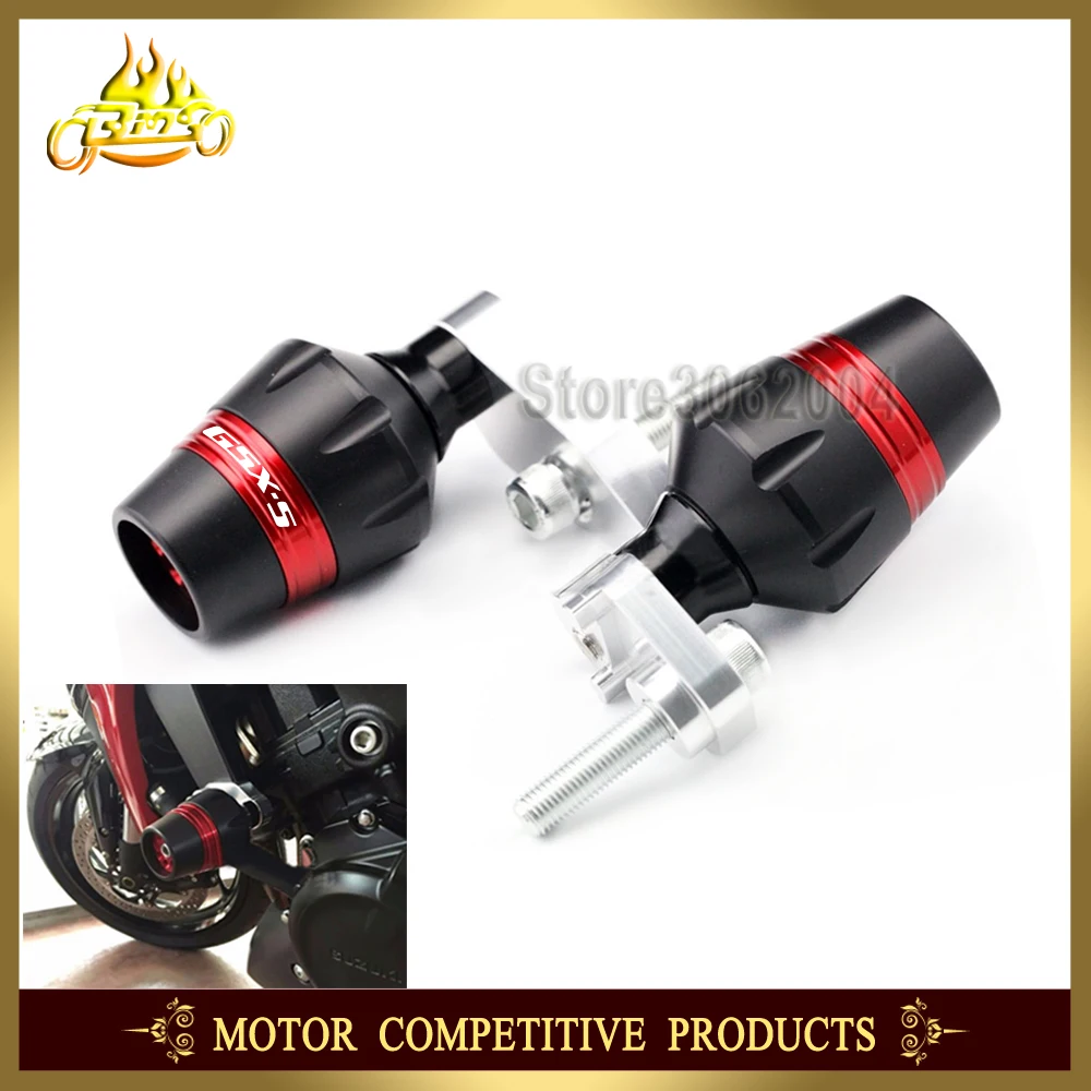 

Frame Slider Crash Protector Bobbins Falling Protection Mortorcycle For SUZUKI GSX-S 1000 GSX-S1000 GSXS1000 2015-2016 LOGO CNC