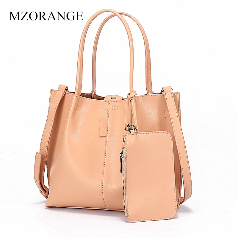 

MZORANGE Bag Female Women's 100% Genuine Leather Bags Handbags Crossbody Bags Shoulder Bags Natural Leather Bolsa Feminina Tote
