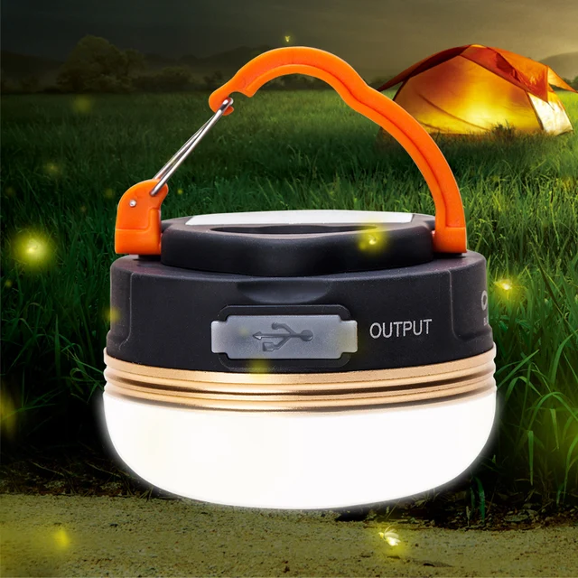 Mini Portable Camping Lights 10W LED Camping Lantern Waterproof Tents lamp Outdoor Hiking Night Hanging lamp USB Rechargeable 1