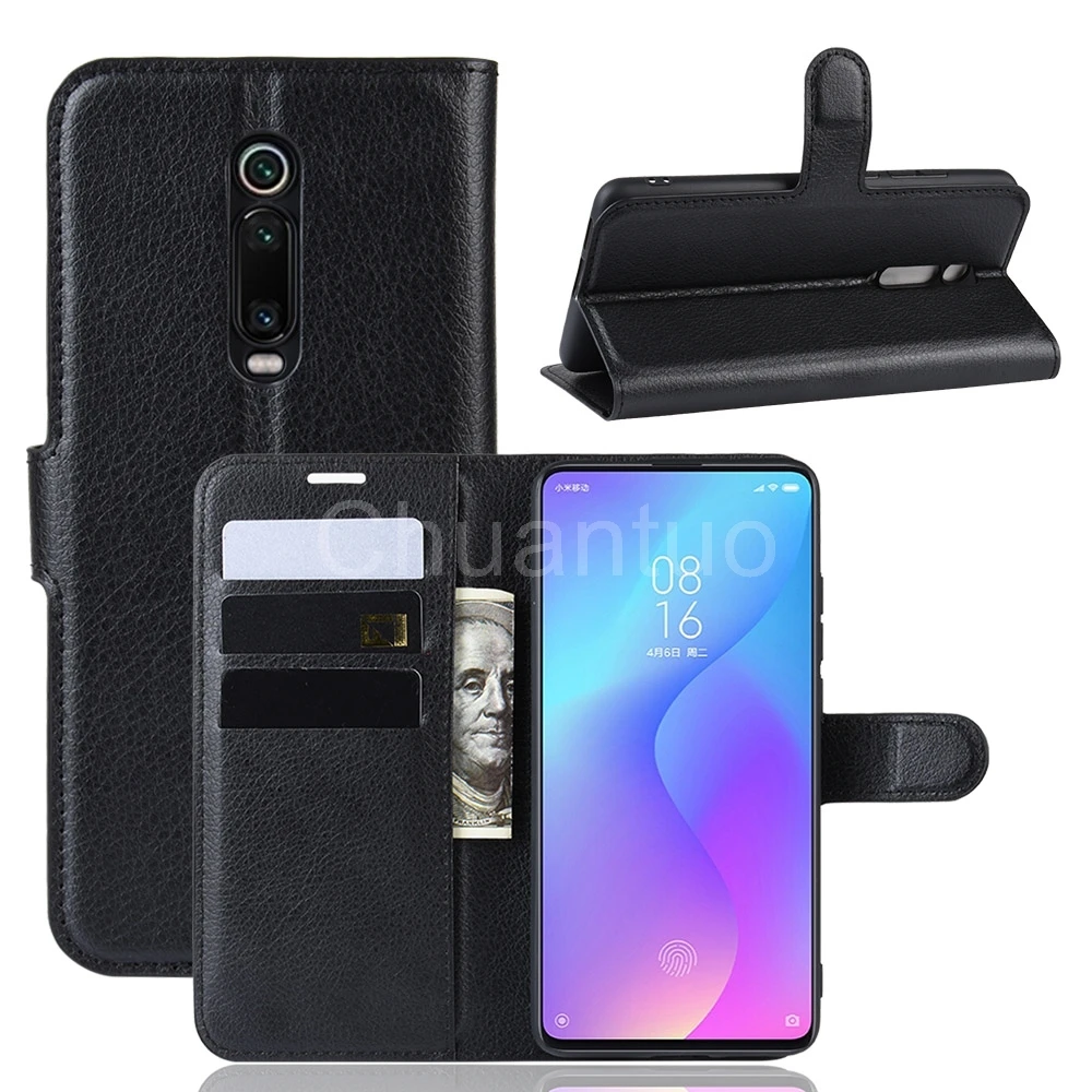

Fashion Wallet PU Leather Case Cover For Xiaomi Mi 9T/9T Pro/Redmi K20 K20 Pro Flip Protective Phone Back Shell With Card Holder