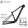 Cadre de VTT en fibre de carbone 29 pouces 142/148x12 mm, de type BSA/BB30/PF30 BB ► Photo 2/6