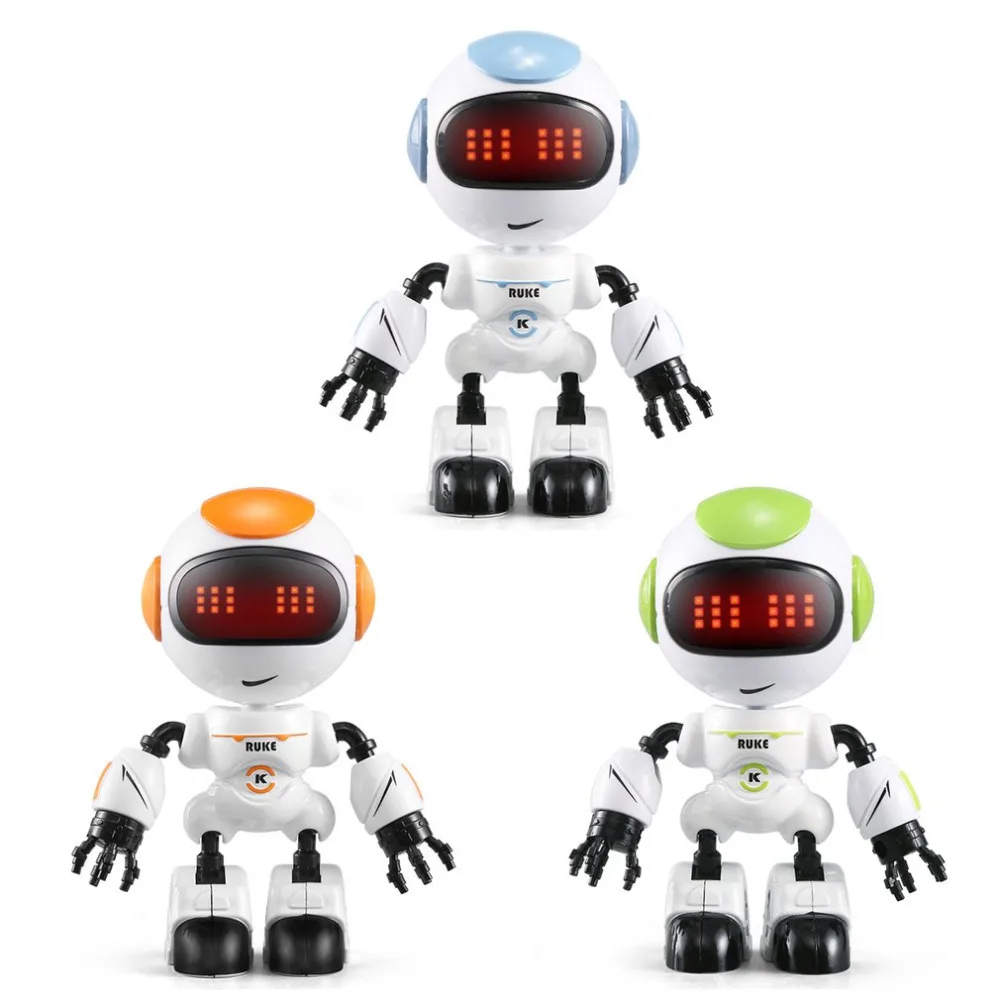 

JJRC R8 RC Robot Touch Sensing LED Eyes Smart Voice DIY Body Gesture Action Model Toy for Children Early Education
