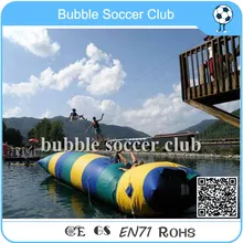 Фабричная поставка 5x2 м надувная водная капля надувной прыжок, ПВХ водяная подушка, надувные прыжки